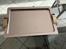 Vassoio in acciaio Inox 18/10 Design Giugiaro. Nuovo. C/Tagliere In Legno.40x30