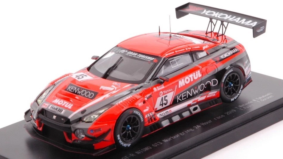 MODELLINO AUTO STATICO EBBRO NISSAN GT-R NISMO GT3 24H NURBURGRING 2019 1/43 - Immagine 4 di 4
