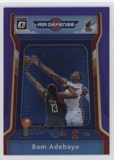 2020-21 Panini Donruss Optic Air Defense Purple Prizm Bam Adebayo #2 1lg7