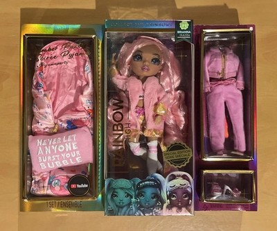 Rainbow High Doll Brianna Dulce Slumber Party Special Edition Pink Brand New