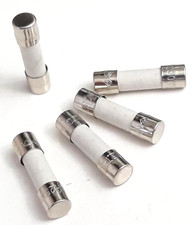 SET OF 5 T 2.5AH 250V T2.5AH P 2.5A SLOW BLOW CERAMIC LF LITTELFUSE FUSES