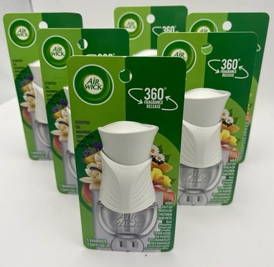 6 Pcs Air Wick Scented Oil Warmer Plugin Air Freshener, Warmer Only