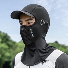 Summer UV Protection Ice Silk Full Face Mask Breathable Quick Dry for Motorcycle