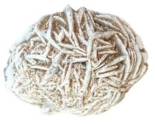 raw layered Selenite crystal sphere called Desert Rose