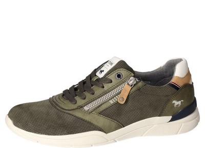 Mustang Low Sneaker Side Zip Herren Freizeitschuhe UK7,5 4138-311-770