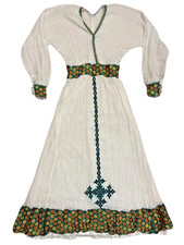 traditional Ethiopian or Eritrean Habesha kemis dress