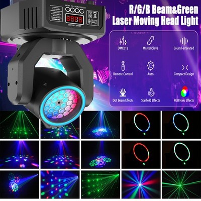 120W LED Laser DOT Beam Moving Head Light with Colorful Ring Effect for DJ Party