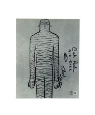 Pascagoula Abduction Signed 8x10 Photo Calvin Parker Alien UFO Autographed Rare