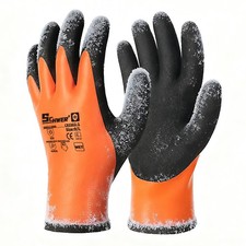 100 Percent Waterproof Winter Gloves Cut Resistant Freezer Gloves Super Grip L