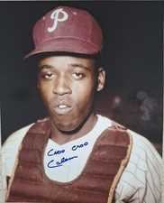 Clarence Choo Choo Coleman Philadelphia Phillies Signed 8x10 Pic Autograph Photo
