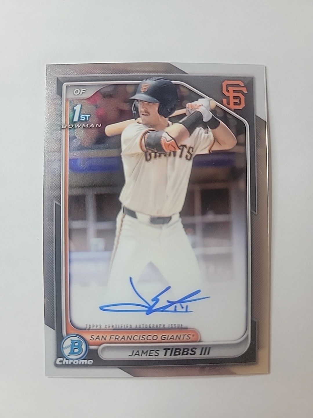 2024 Bowman Draft - Chrome Prospect Autographs James Tibbs III #CPA-JT (AU, RC)