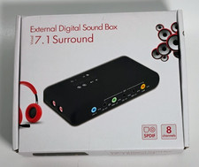 Digital Life USB External Virtual 7.1 Channel Surround Sound Box SPDIF 8 Channel
