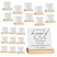 20 Pack Inspirational Quotes Desk Decor Christmas Office Gifts Thank You Proud
