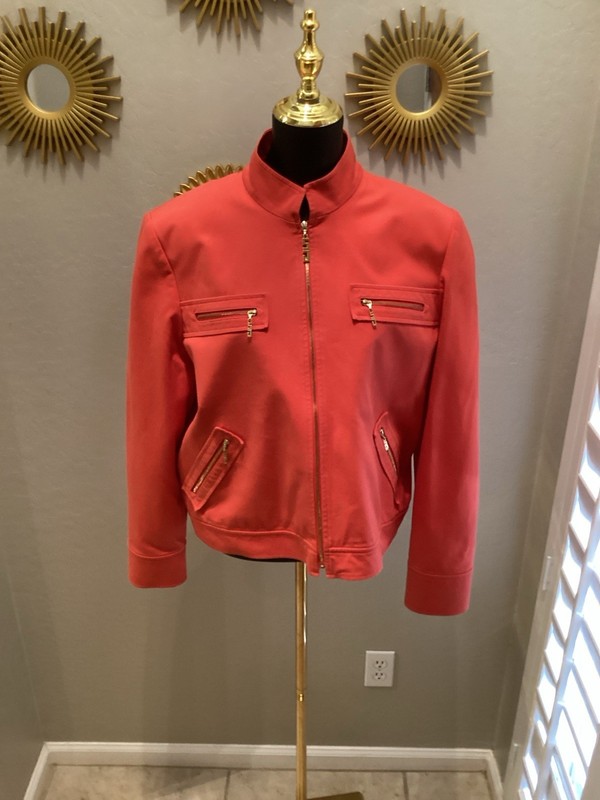 St John Coral Zip Jacket Size L