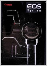 Canon EOS System Brochure 1995: EOS-1N A2E Elan II Rebel EF Lens Film SLR