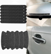 10PCS Bling Car Door Handle Protectors, 4 Door Bowl Stickers  6 Color: BLCK