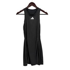 Adidas Club Tennis Dress Black Racerback IL6992 Size Estimated Small