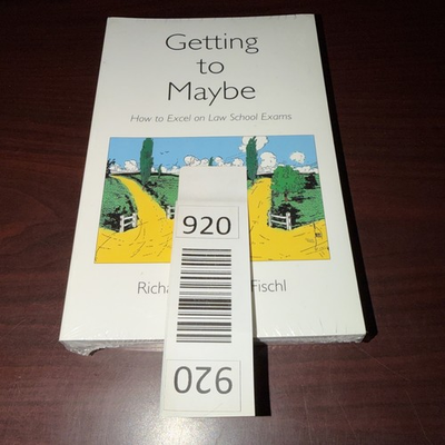 #ad Getting to Maybe: How to Excel on Law School Exams NEW SEALED $14.95