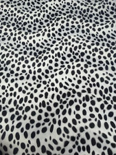 Dalmatian Spotted Velboa Faux Fur Fabric by Yard   Costumes, Pillows, Decor