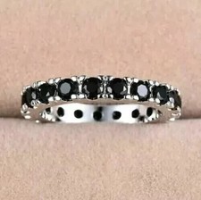 2Ct Round Cut Lab Created Diamond Women's Engagement Ring 14K White Gold Plated