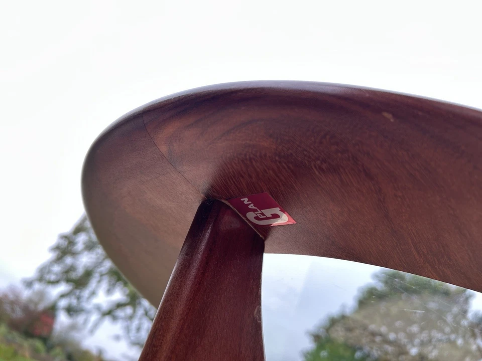 Oval Teak Astro Coffee Table with Glass Top by Victor Wilkins for G-Plan, 1960s - Image 2 of 4