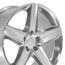 1pc 9082 Polished 20x9 Replica Wheel 5x127 Fits Jeep Dodge
