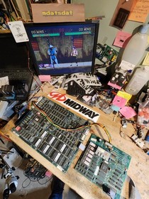 MORTAL KOMBAT 2 PLUS + PCB JAMMA ARCADE BOARD 8 MEGABYTE SET WORKING!!! MIDWAY 