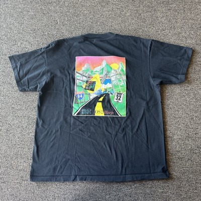 Vintage 90s IBM OS/2 Warp Black Single Stitch Tee Shirt Size XL Rare