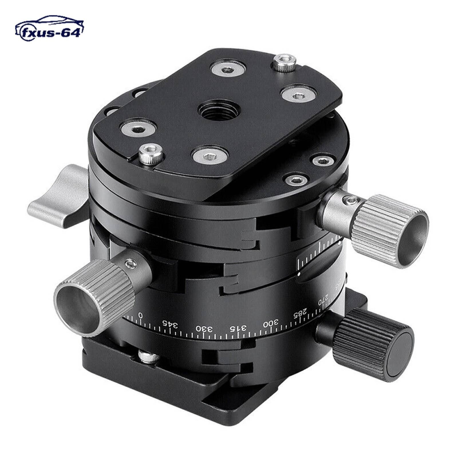 New Leofoto G2 GEAR HEAD 3 In 1 Panoramic Geared Ball head Tripod Head BlackPa1B