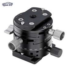 New Leofoto G2 GEAR HEAD 3 In 1 Panoramic Geared Ball head Tripod Head BlackPa1B