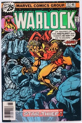 Warlock #13   [7.5]   1976   Jim Starlin   MARVEL BRONZE AGE   1st Star-Thief