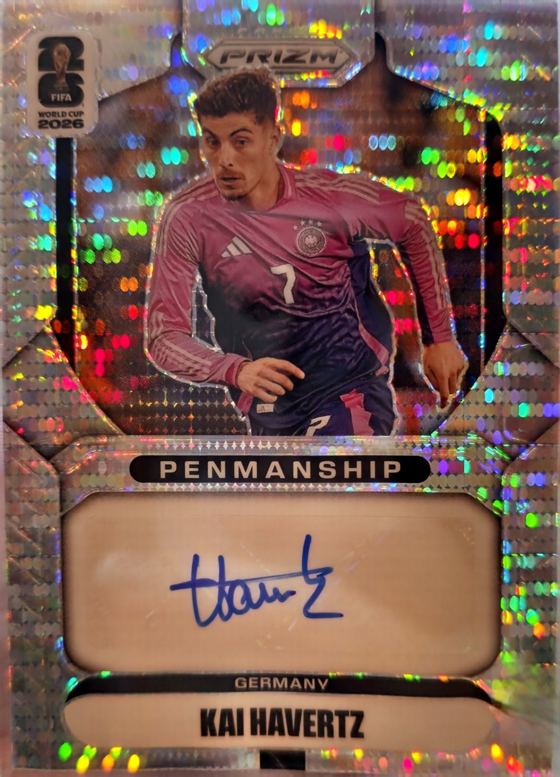 2026 Panini Prizm FIFA World Cup Kai Havertz Penmanship  Auto Preferred P-KAI
