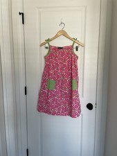 Mini Boden Girls Floral Sun Dress Pink/Green 9/10
