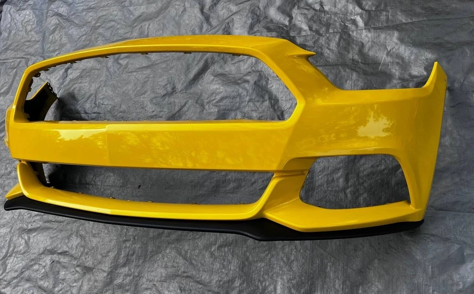 !!️ ¡¡SIN ENVÍO!!️ PARACHOQUES DELANTERO FORD MUSTANG 2015 2016 2017 PINTURA AMARILLA ORIGINAL Foto 3 de 3