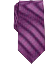 Perry Ellis Portfolio Men's Performance Tie Gordon Classic Neat - Pink