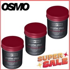 Osmo Matte Clay Extreme 100ml – Strong Hold Texture Wax, Matte Finish, 3pcs ✅