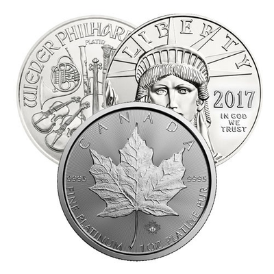 #ad 1 oz Platinum Coin Random Year Varied Condition Any Mint $1762.20