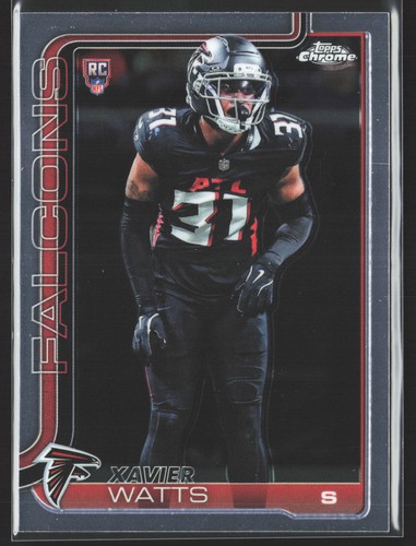 2025 Topps Chrome Football #393 RC Xavier Watts Atlanta Falcons