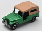 Matchbox Superfast MB53 Jeep CJ6 Green, Black Setup. Lesney England