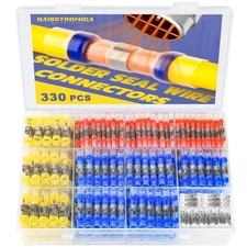 330PCS Solder Seal Wire Connectors-Marine Grade - Heat Shrink Butt Connectors...
