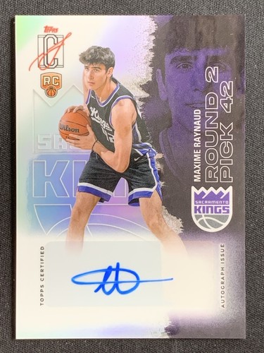 2025 Topps Signature Maxime Raynaud Base (RAW)