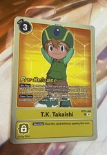 Digimon Card - (NM) T.K. Takaishi BT14-084 - Pre-Release - Bandai