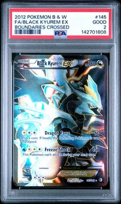 PSA 2 Black Kyurem EX 145/149 2012 Boundaries Crossed Ultra Rare Pokemon  Card | eBay
