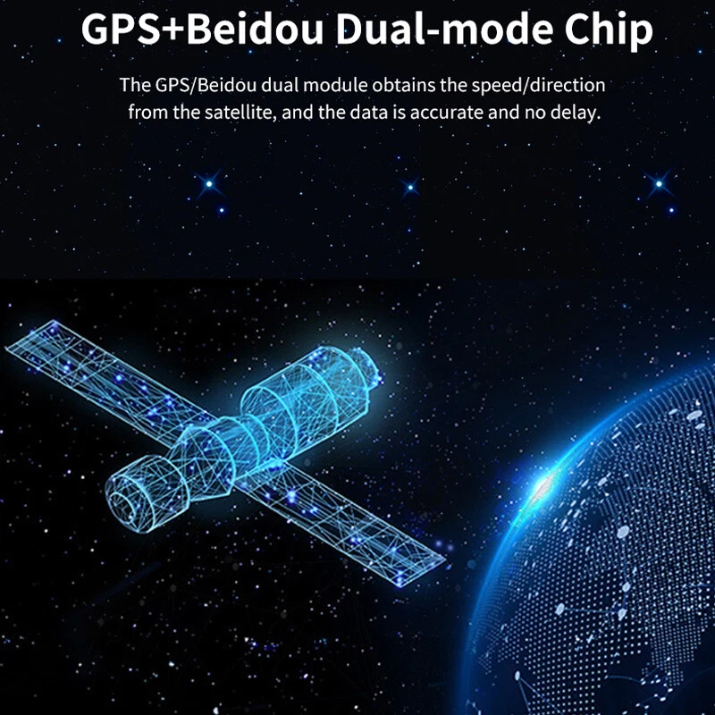 Brújula con pantalla frontal para automóvil de 5,5"" velocímetro alarma de exceso de velocidad pieza de kilometraje Foto 4 de 4