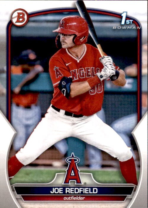 LOT OF 5 2023 BOWMAN DRAFT 1ST BASE PROSPECT BD122 JOE REDFIELD