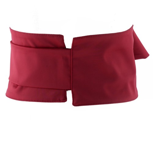 Extra Wide Corset Bowknot Party Dress Satin Belt Ribbon Wrap Elegant Waistband - Picture 7 of 17