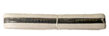 MARTIAL ART Belt DOUBLE WRAP WHITE WITH BLACK STRIPE