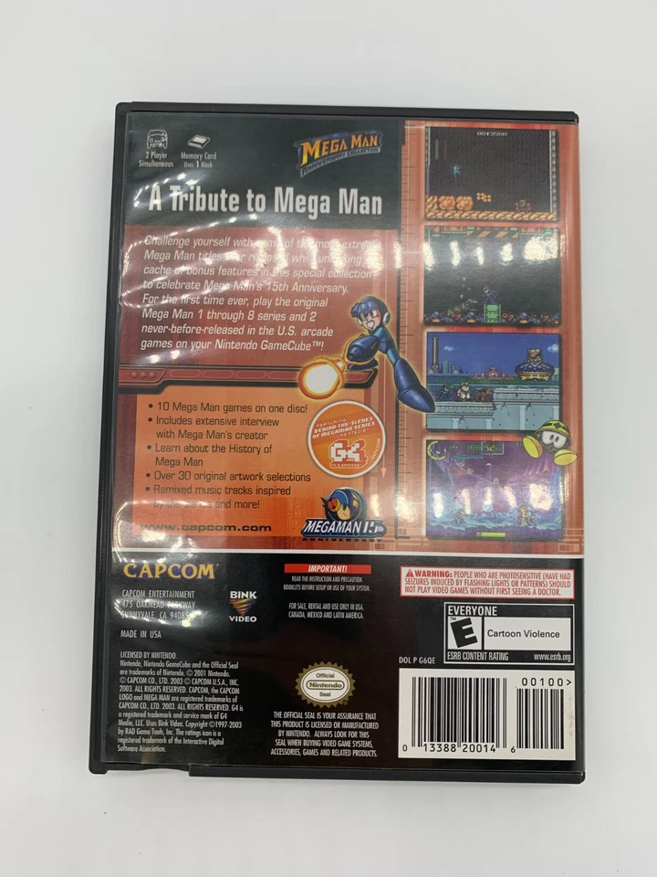 Mega Man Anniversary Collection (Nintendo GameCube, 2004) - Image 2 of 4