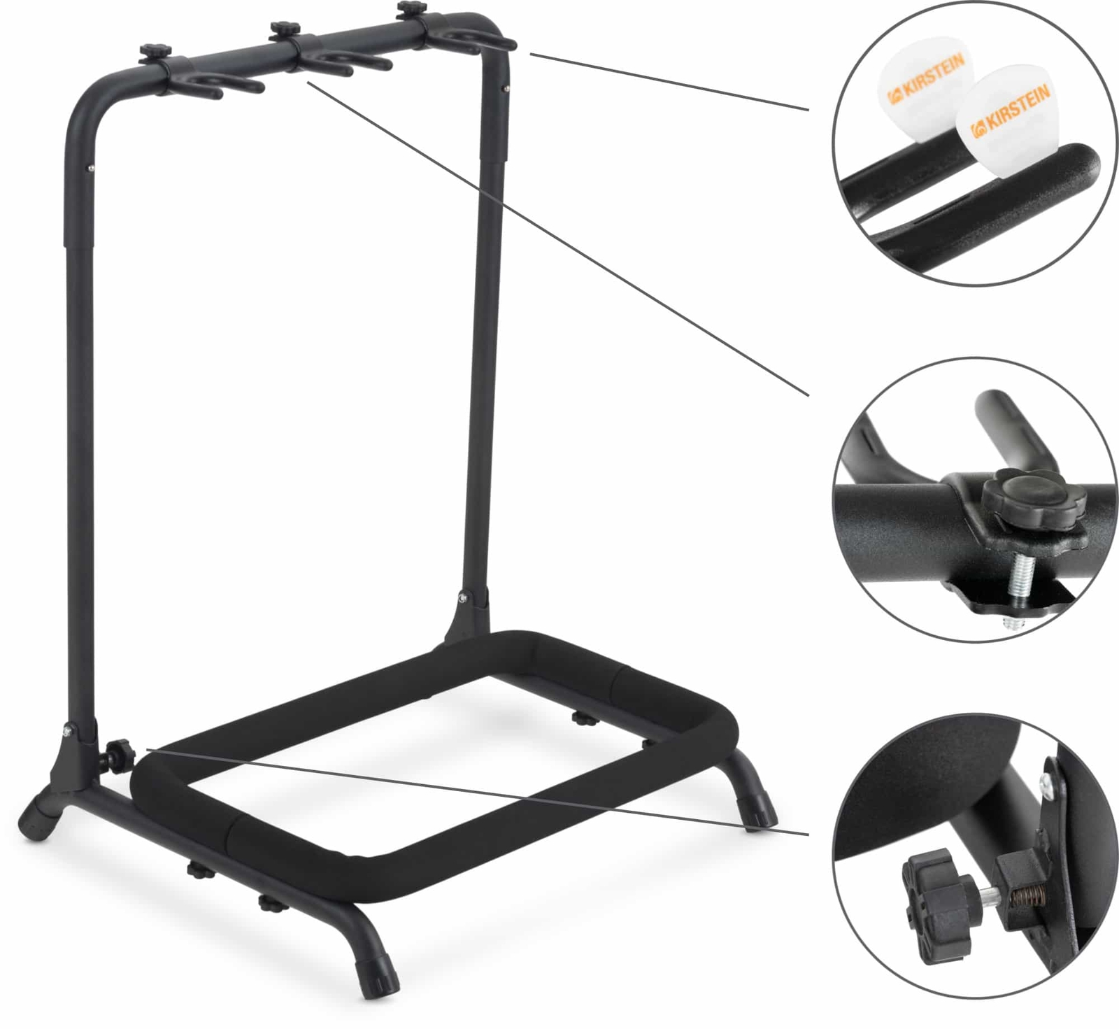 Top 3 supporti multipli per chitarra elettrica, basso, chitarra acustica e altri