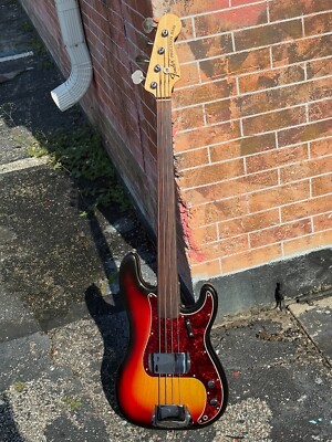 1972 Fender Precision Fretless Bass the newest one extant 1 of a